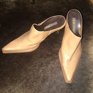 Nine West Pointed Toe Heeled Mules